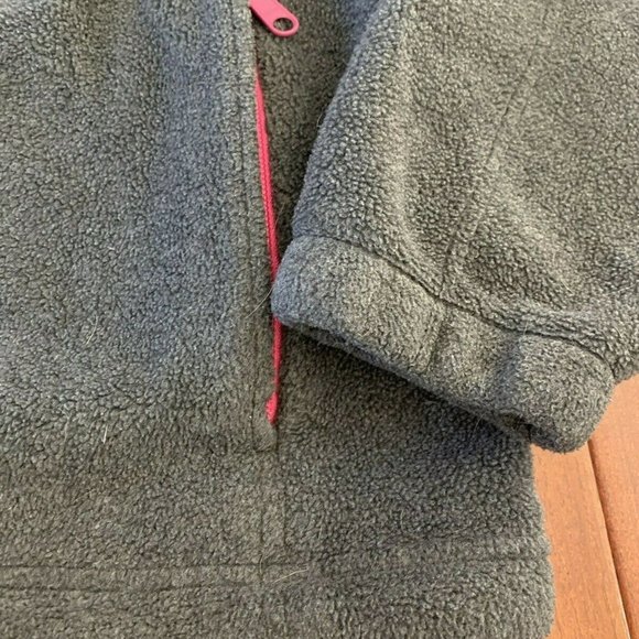 Columbia Women's size small Benton Springs Full Zip Jacket Soft Fleece Grey Pink - Picture 5 of 9
